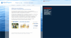 Desktop Screenshot of klinipharm.de